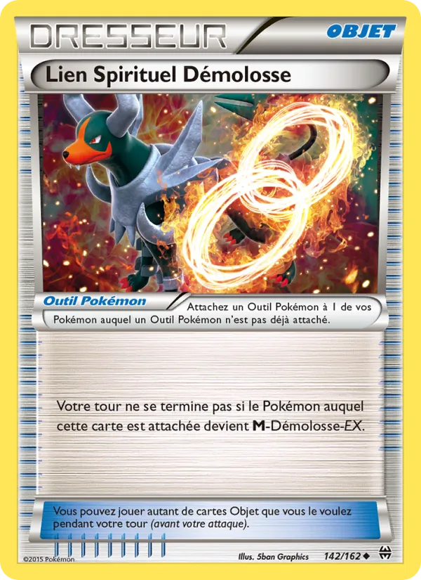Carte Lien Spirituel Démolosse de l'extension Impulsion Turbo, numéro 142/162