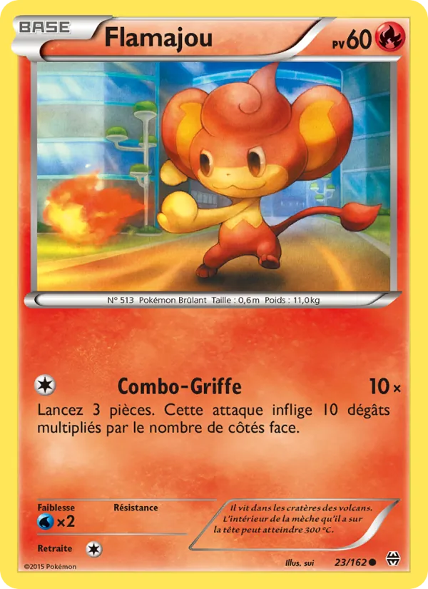 Carte Flamajou de l'extension Impulsion Turbo, numéro 23/162