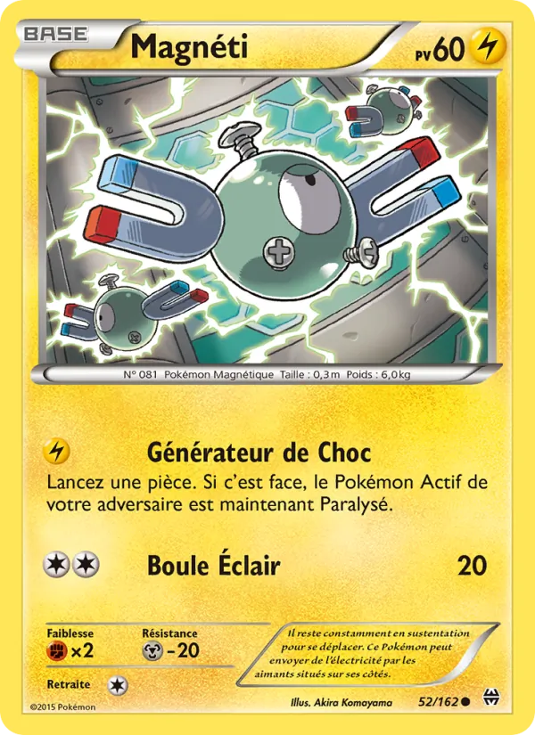 Carte Magnéti de l'extension Impulsion Turbo, numéro 52/162