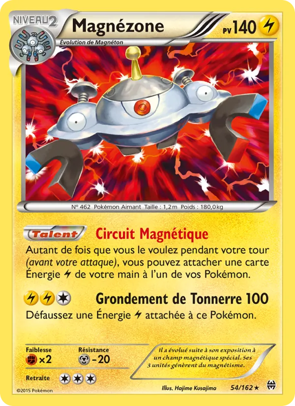 Carte Magnézone de l'extension Impulsion Turbo, numéro 54/162