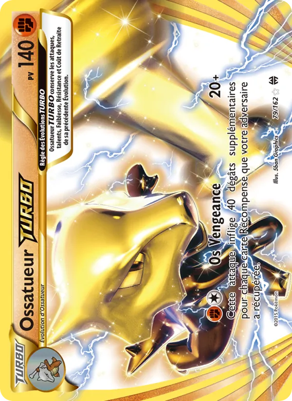 Carte Ossatueur TURBO de l'extension Impulsion Turbo, numéro 79/162