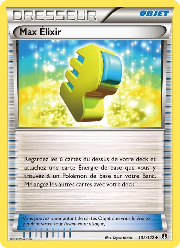 Carte Max Élixir de l'extension Rupture Turbo, numéro 102/122