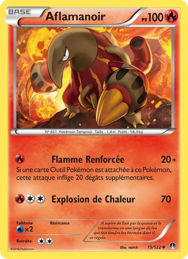Carte Aflamanoir de l'extension Rupture Turbo, numéro 15/122
