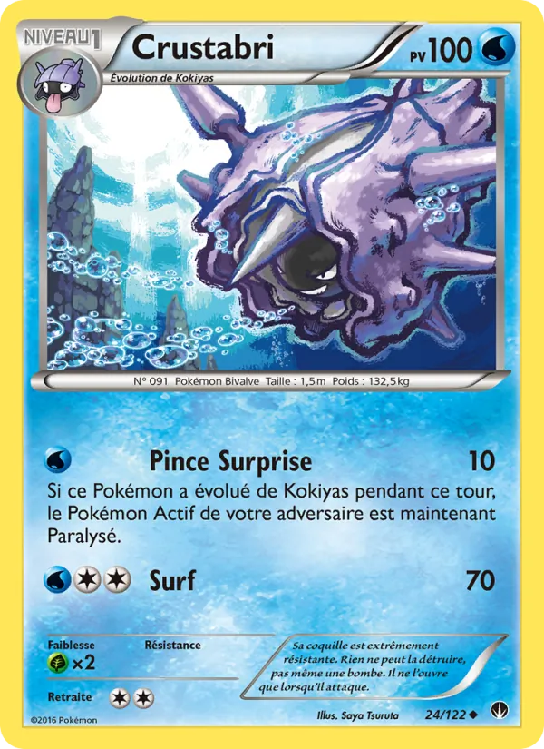 Carte Crustabri de l'extension Rupture Turbo, numéro 24/122