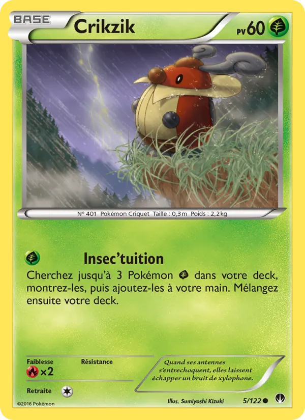Carte Crikzik de l'extension Rupture Turbo, numéro 5/122