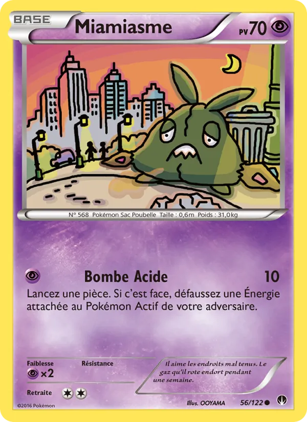 Carte Miamiasme de l'extension Rupture Turbo, numéro 56/122