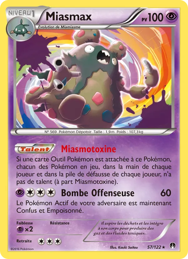Carte Miasmax de l'extension Rupture Turbo, numéro 57/122
