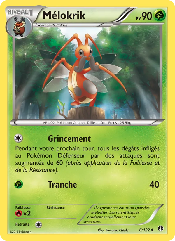 Carte Mélokrik de l'extension Rupture Turbo, numéro 6/122