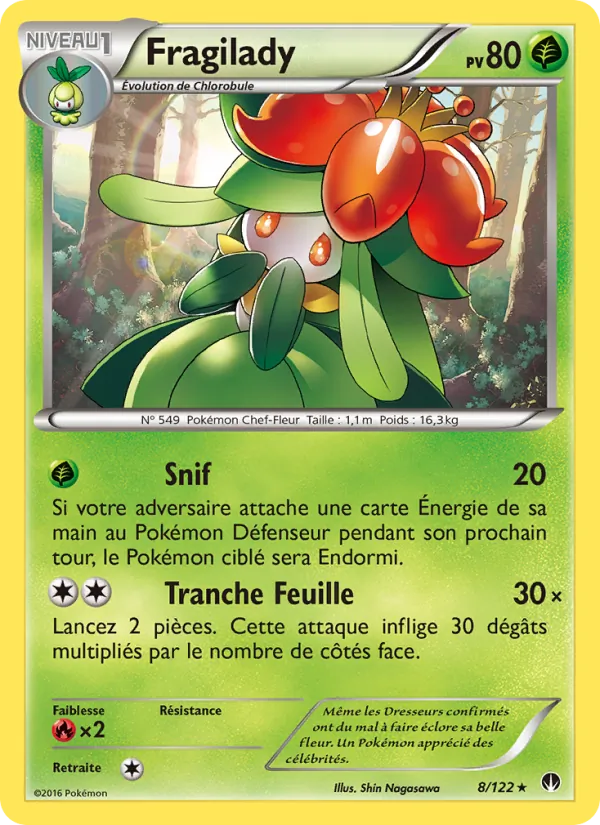 Carte Fragilady de l'extension Rupture Turbo, numéro 8/122