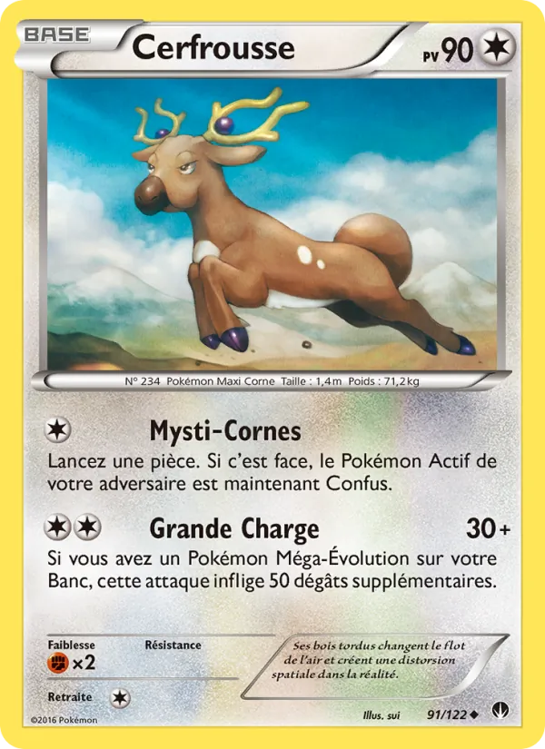 Carte Cerfrousse de l'extension Rupture Turbo, numéro 91/122