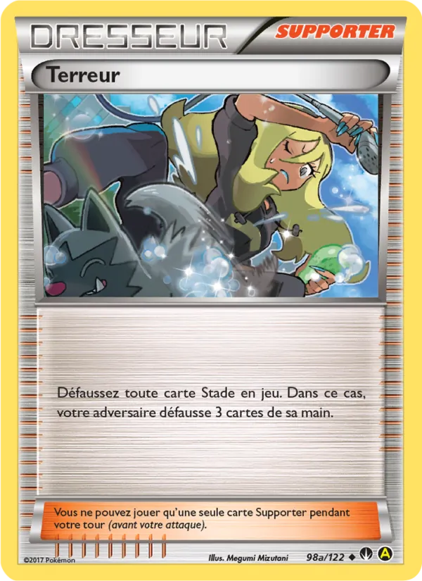 Carte Terreur de l'extension Rupture Turbo, numéro 98a/122