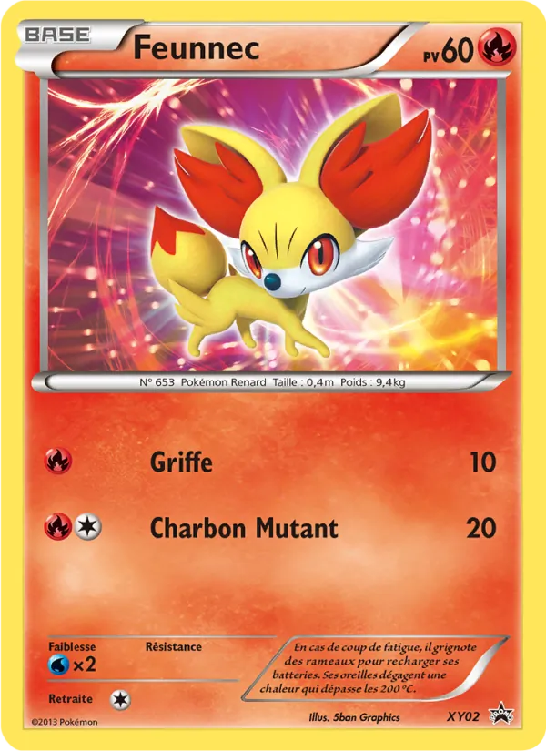 Carte Feunnec de l'extension Promo XY, numéro XY02/211