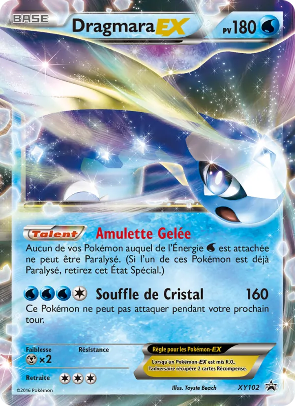 Carte Dragmara EX de l'extension Promo XY, numéro XY102/211