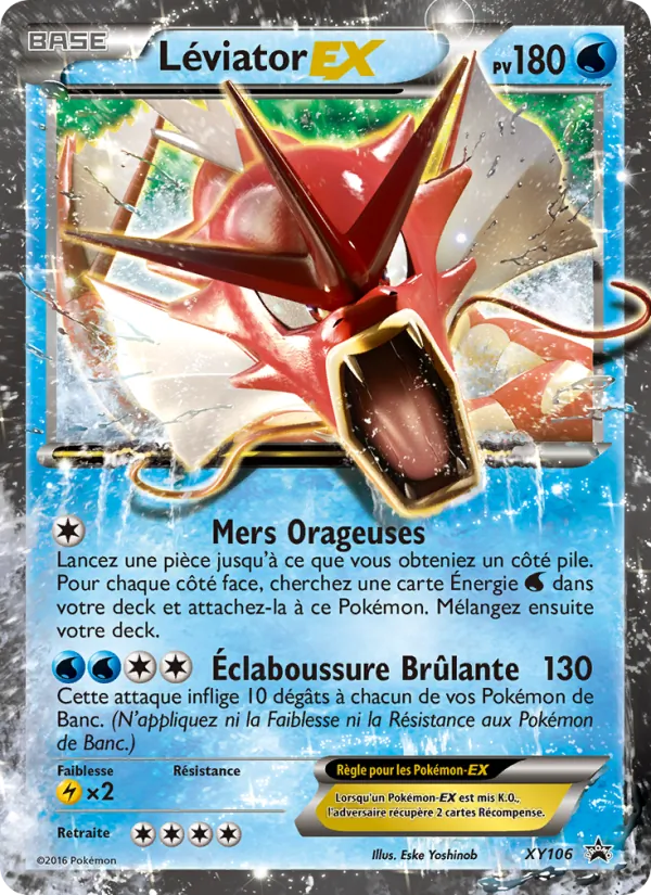 Carte Léviator EX de l'extension Promo XY, numéro XY106/211