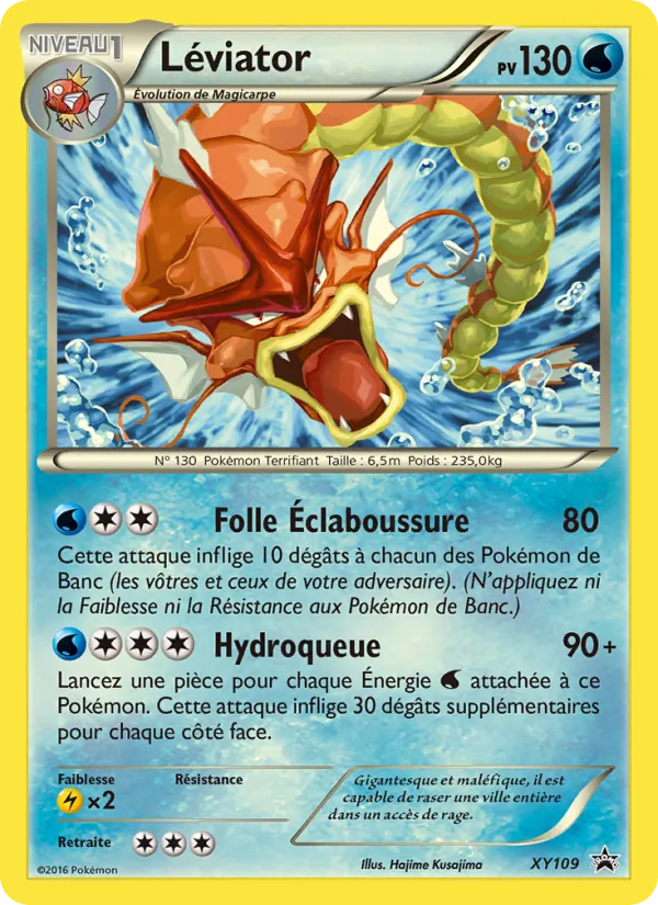 Carte Léviator de l'extension Promo XY, numéro XY109/211