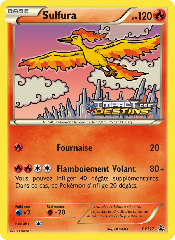 Carte Sulfura de l'extension Promo XY, numéro XY127/211