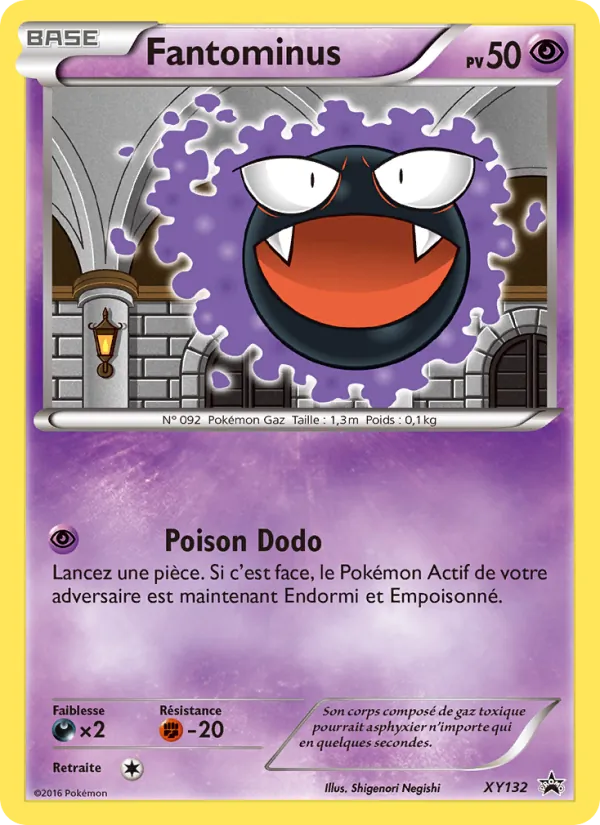 Carte Fantominus de l'extension Promo XY, numéro XY132/211