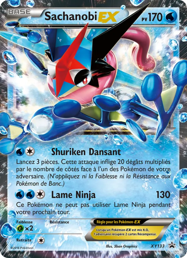Carte Sachanobi EX de l'extension Promo XY, numéro XY133/211