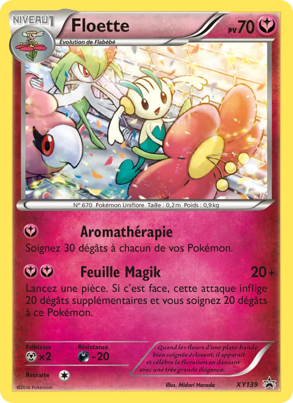 Carte Floette de l'extension Promo XY, numéro XY139/211