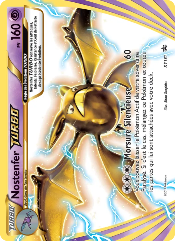 Carte Nostenfer TURBO de l'extension Promo XY, numéro XY181/211