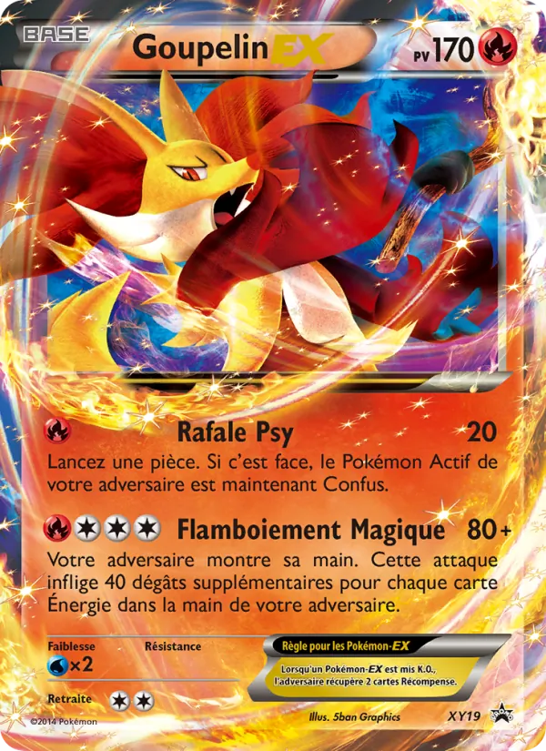 Carte Goupelin EX de l'extension Promo XY, numéro XY19/211