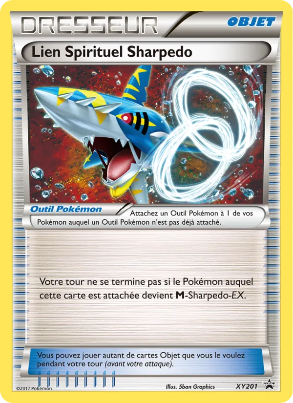 Carte Lien Spirituel Sharpedo de l'extension Promo XY, numéro XY201/211