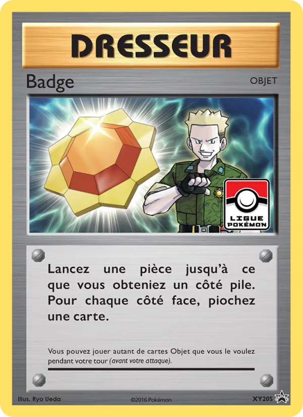 Carte Badge de l'extension Promo XY, numéro XY205/211