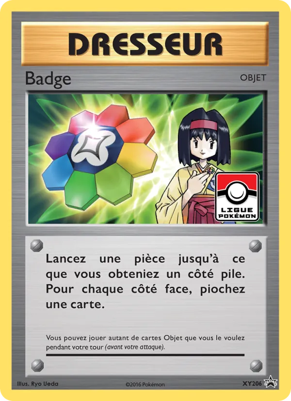Carte Badge de l'extension Promo XY, numéro XY206/211