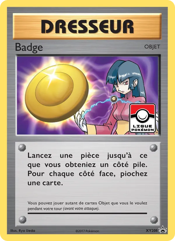 Carte Badge de l'extension Promo XY, numéro XY208/211
