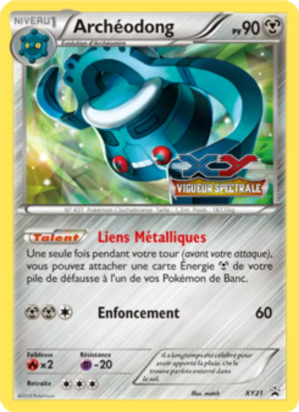 Carte Archéodong de l'extension Promo XY, numéro XY21/211