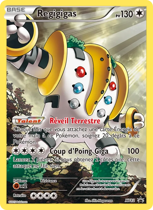 Carte Regigigas de l'extension Promo XY, numéro XY82/211