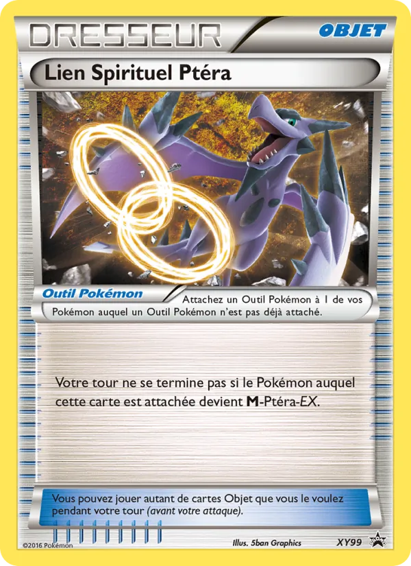 Carte Lien Spirituel Ptéra de l'extension Promo XY, numéro XY99/211