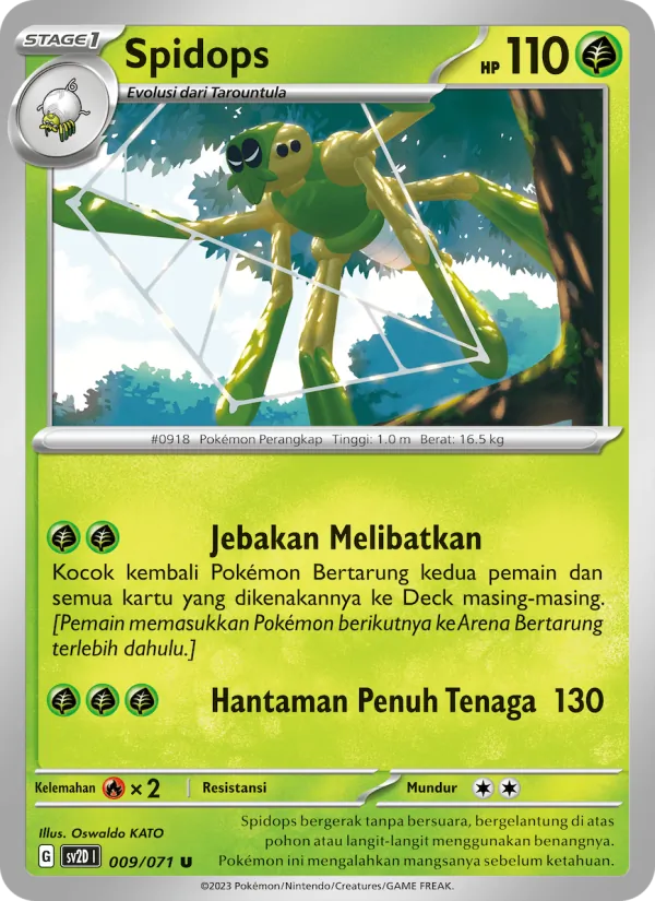 Kartu Spidops dari Letusan Tanah, nomor 009/71
