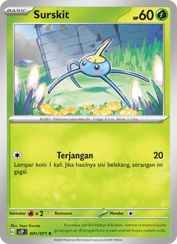 Kartu Surskit dari Mara Bahaya Salju, nomor 001/71