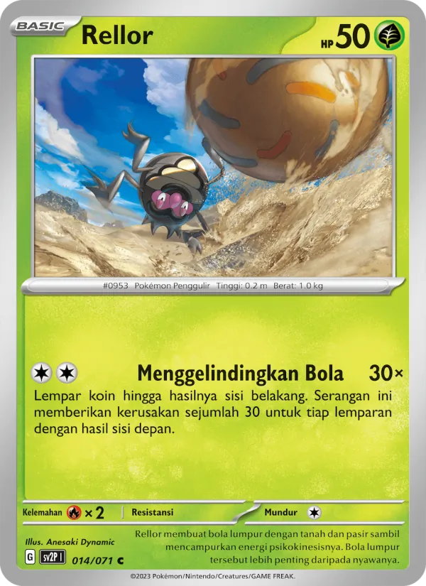 Kartu Rellor dari Mara Bahaya Salju, nomor 014/71
