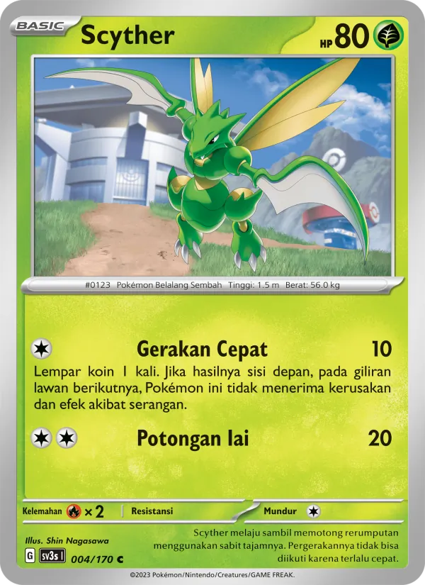 Kaart Scyther uit Kilau Hitam, nummer 004/170