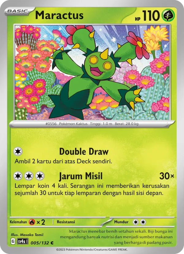 Kartu Maractus dari Pertemuan Paradoks, nomor 005/132
