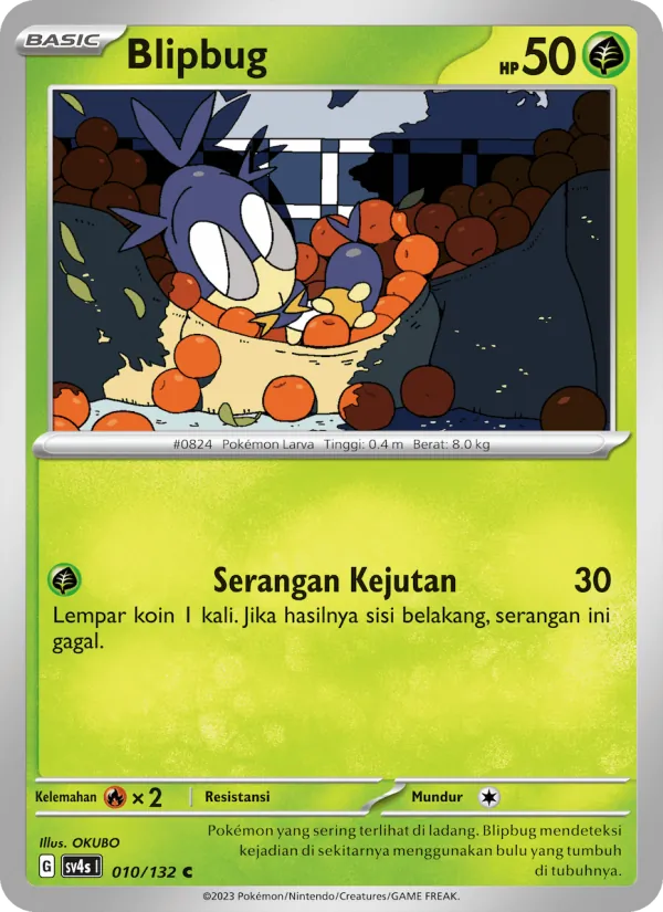 Kaart Blipbug uit Pertemuan Paradoks, nummer 010/132
