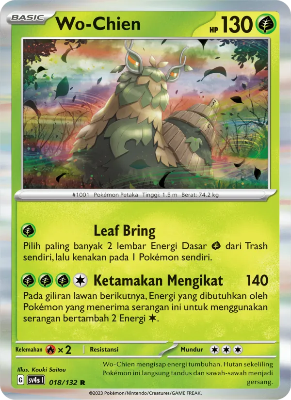 Kartu Wo-Chien dari Pertemuan Paradoks, nomor 018/132