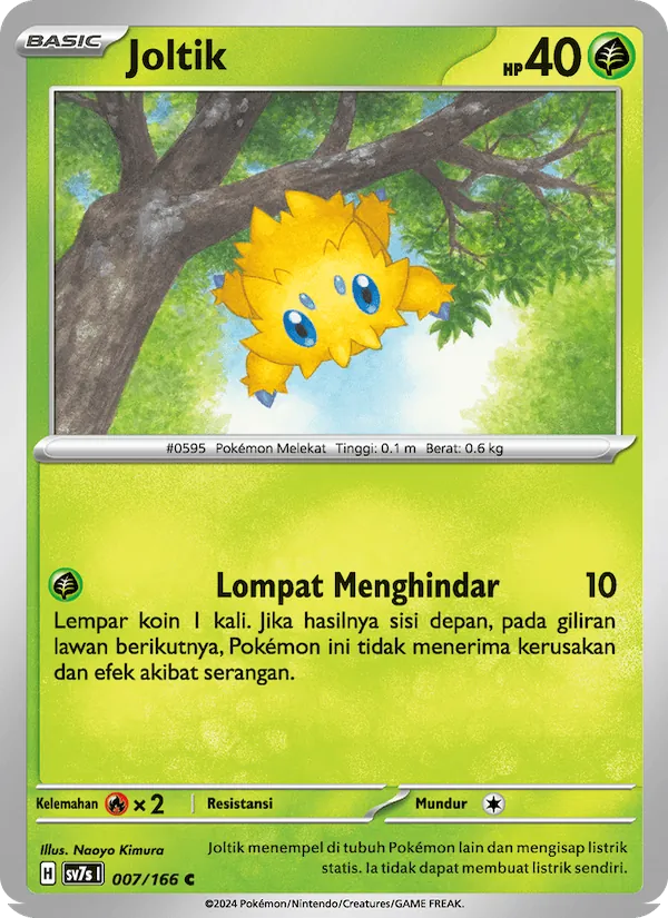 Kartu Joltik dari Bimbingan Rasi, nomor 007/166