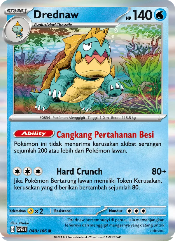 Kartu Drednaw dari Bimbingan Rasi, nomor 040/166