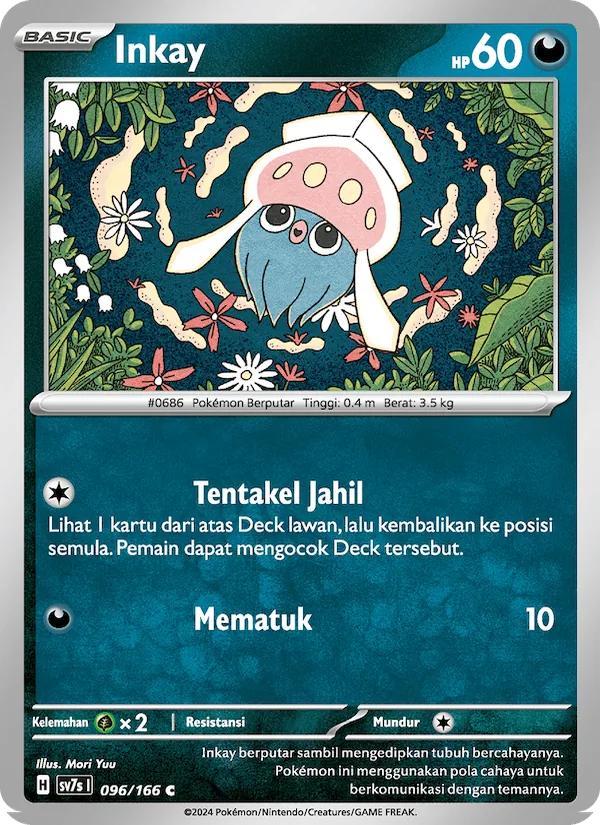 Kartu Inkay dari Bimbingan Rasi, nomor 096/166