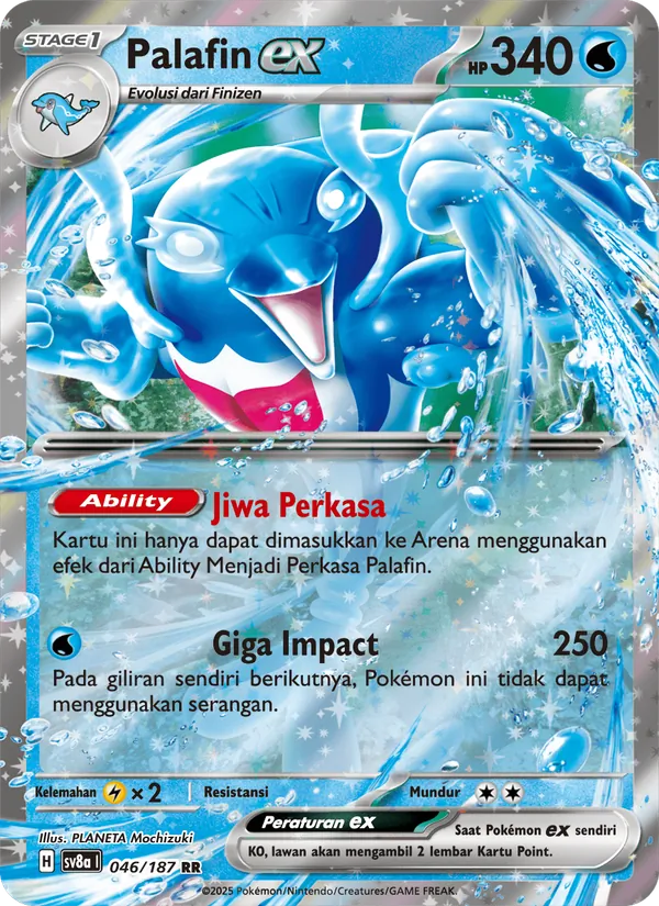 Kartu Palafin ex dari Festival Terastal ex, nomor 046/187