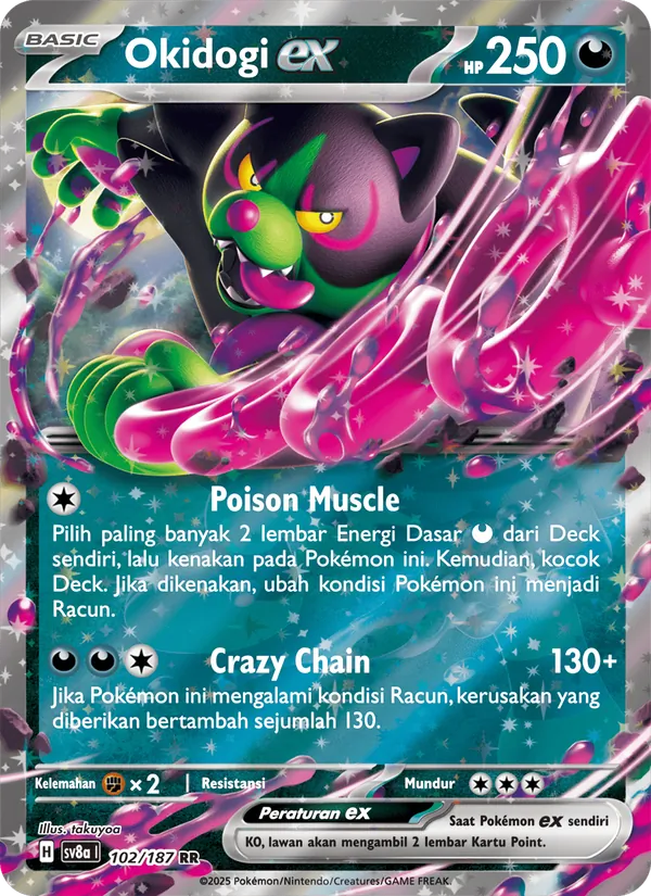 Kartu Okidogi ex dari Festival Terastal ex, nomor 102/187