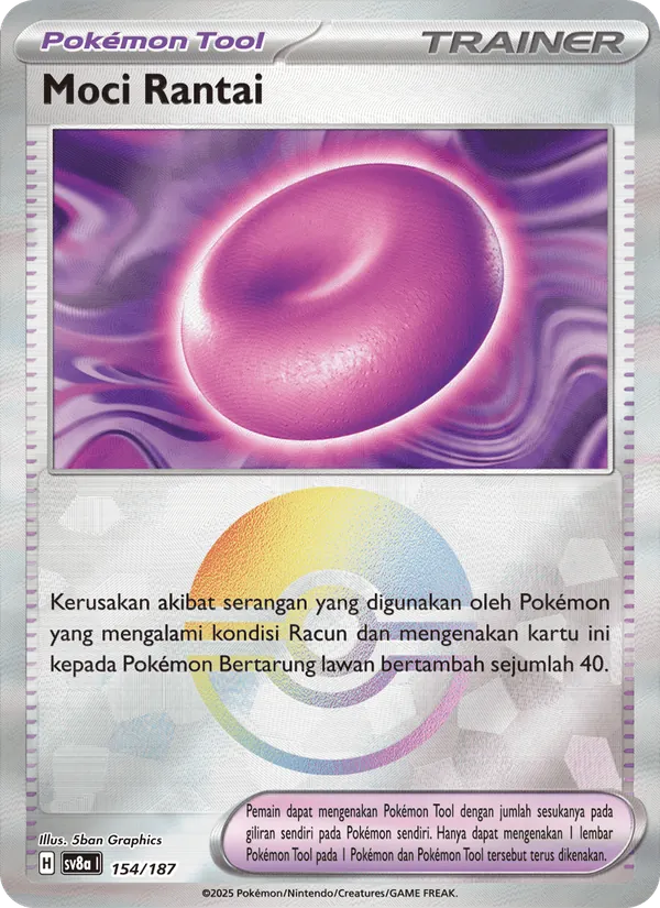 Kartu Moci Rantai dari Festival Terastal ex, nomor 154/187