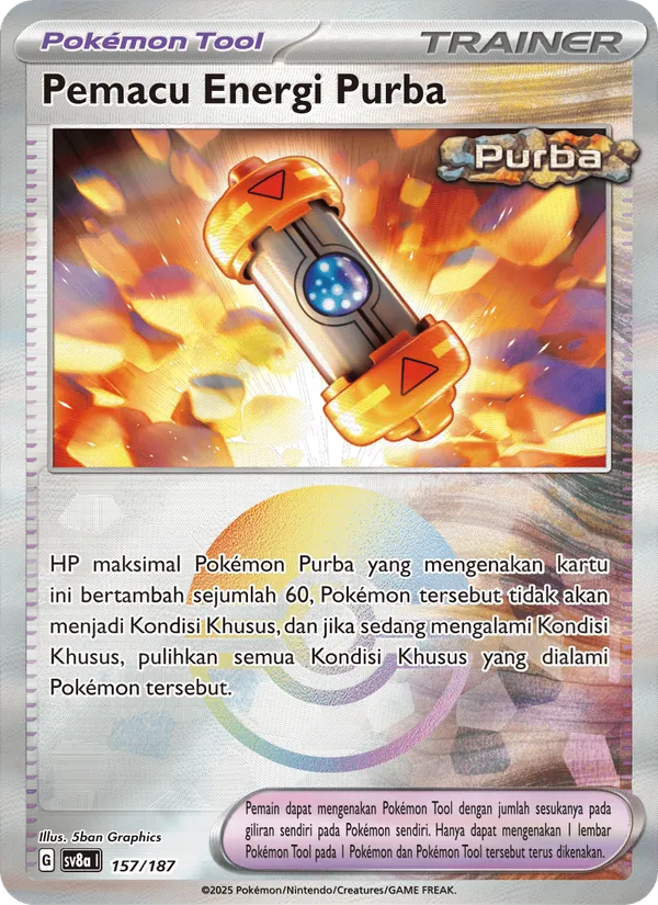 Kartu Pemacu Energi Purba dari Festival Terastal ex, nomor 157/187