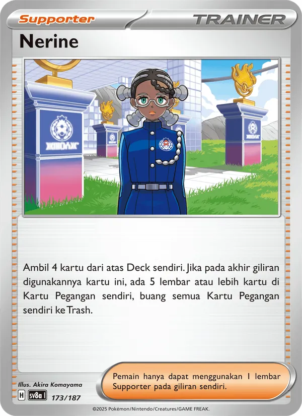 Kartu Nerine dari Festival Terastal ex, nomor 173/187