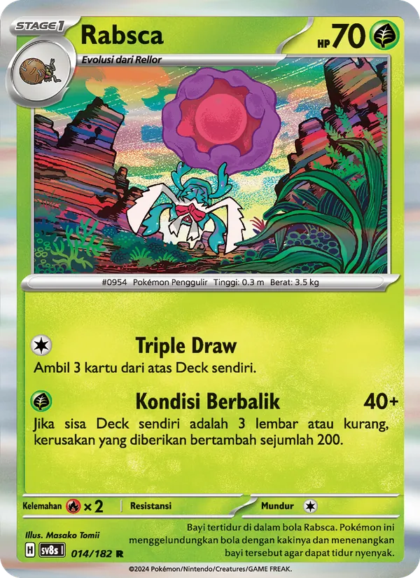 Kartu Rabsca dari Kilat Rasi, nomor 014/182