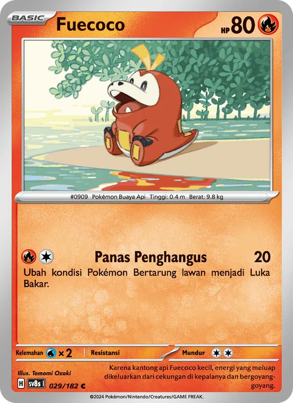 Kartu Fuecoco dari Kilat Rasi, nomor 029/182