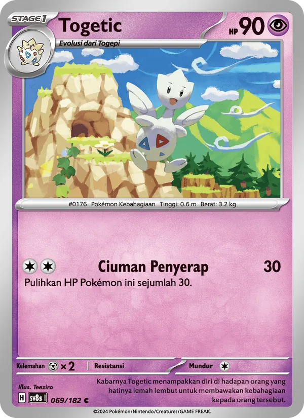 Kartu Togetic dari Kilat Rasi, nomor 069/182